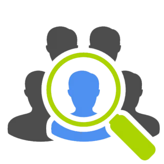 Employee Find Icon Image